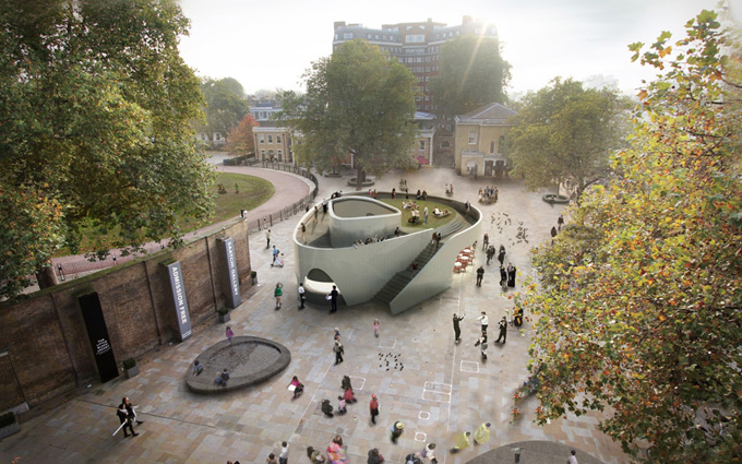 Проект кафе на Duke of York Square в Chelsea