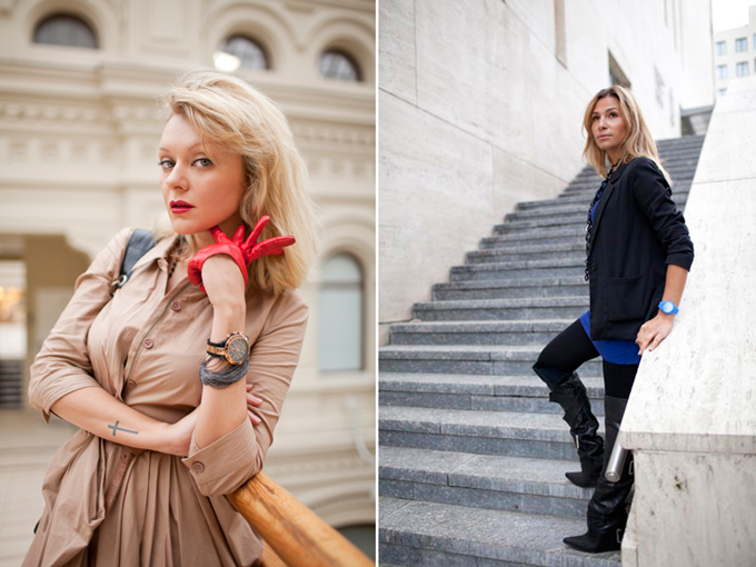 Какие часы носят девушки Москвы?