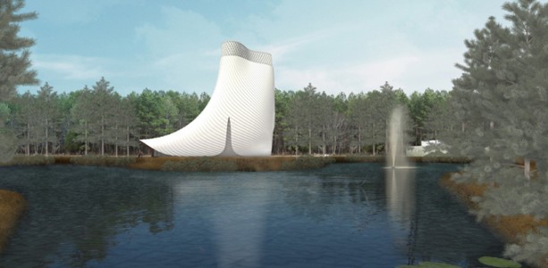 Проект часовни от Brooks + Scarpa Architects и KZF Design Проект часовни от Brooks + Scarpa Architects и KZF Design
