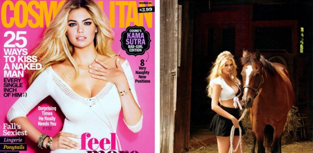 Белокурая Кейт Аптон на обложке Cosmopolitan в ноябре Белокурая Кейт Аптон на обложке Cosmopolitan в ноябре